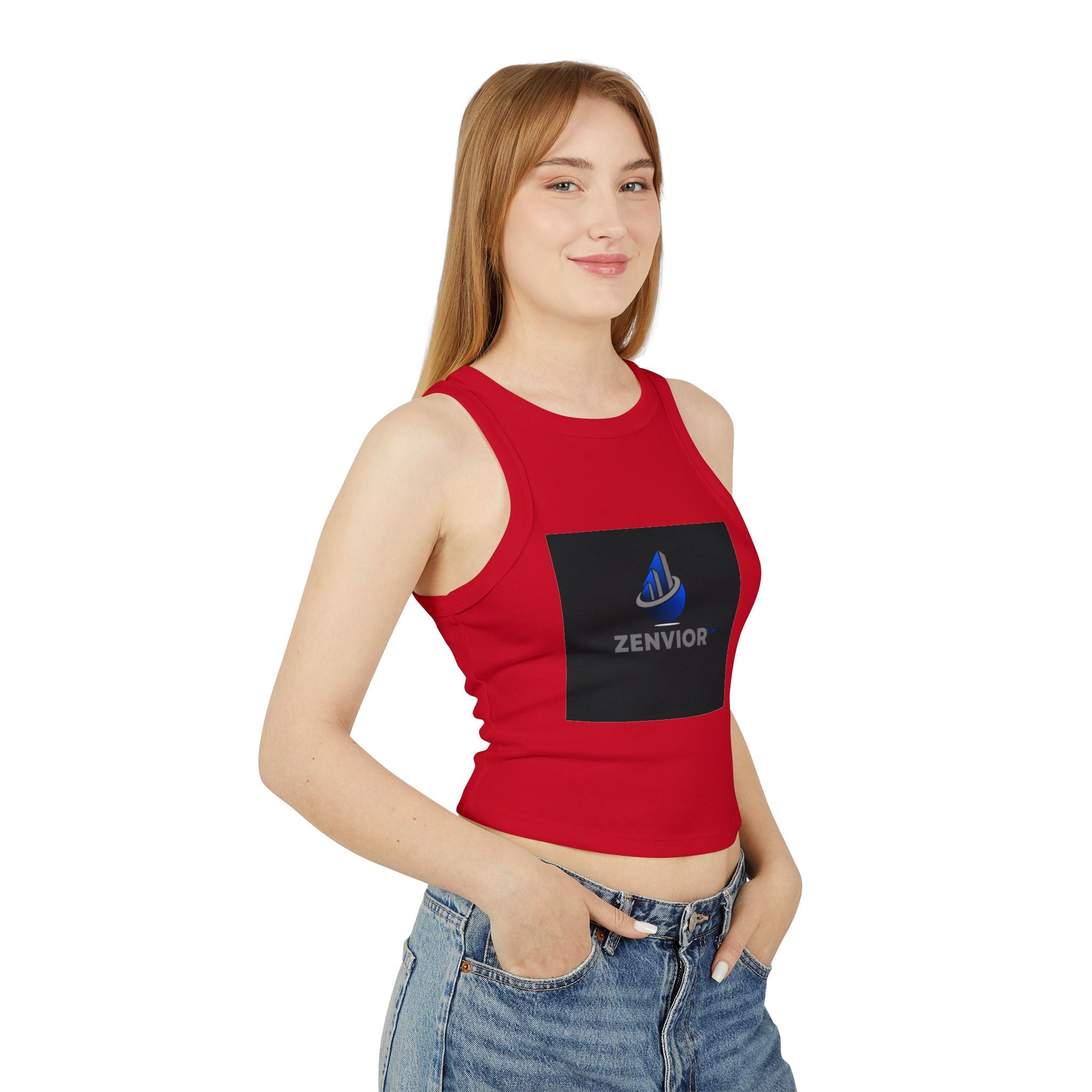 Camiseta Sin Mangas para Mujer Original | Algodón Airlume Premium, Ajuste Elástico y Cuello Alto