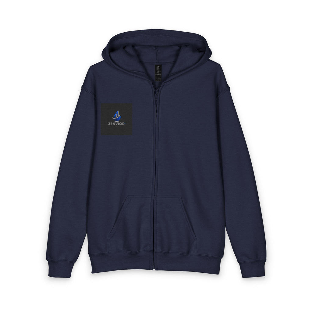 Polerón Juvenil con Cremallera Heavy Blend | ZENVIOR™ – Comodidad, Calidad y Estilo Original