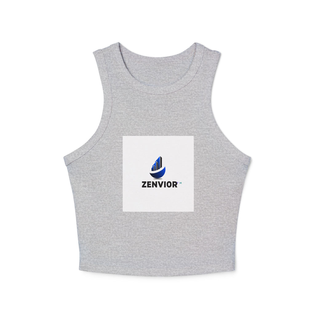 Camiseta Sin Mangas para Mujer Original | Cuello Alto, Algodón Airlume Premium y Ajuste Elástico