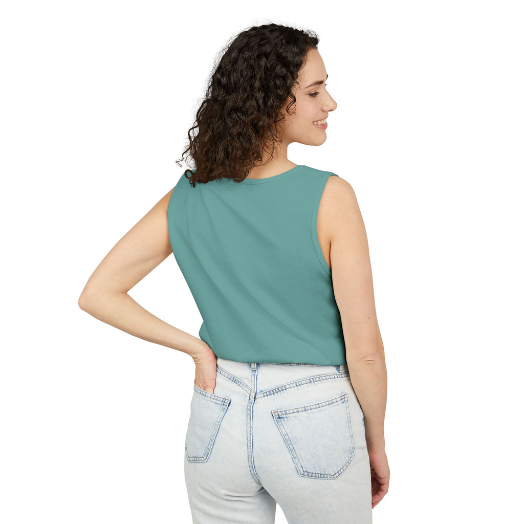 Camiseta sin Mangas Unisex Original Comfort Colors® Garment-Dyed | 100% Algodón Hilado en Anillo