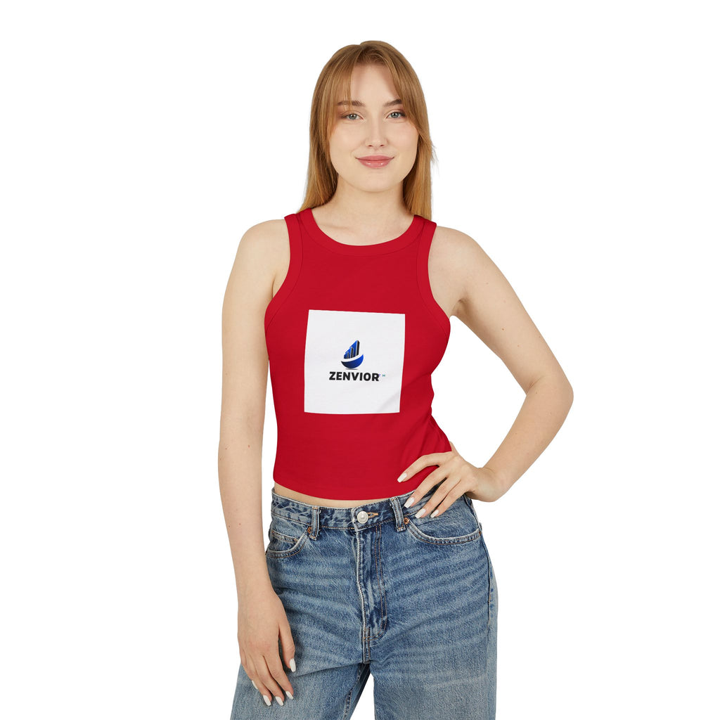 Camiseta Sin Mangas para Mujer Original | Cuello Alto, Algodón Airlume Premium y Ajuste Elástico