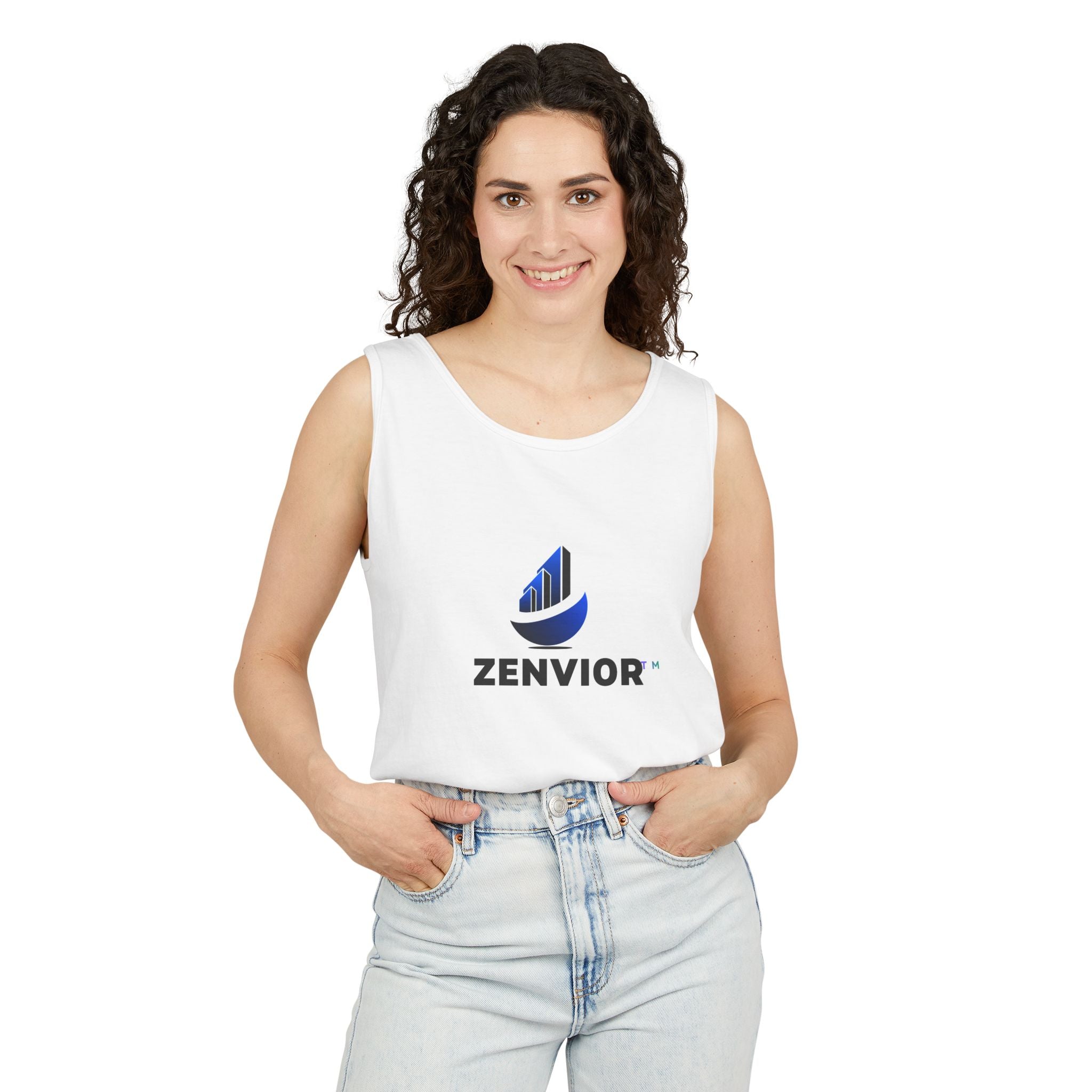 Camiseta sin Mangas Unisex Original Comfort Colors® Garment-Dyed | 100% Algodón Hilado en Anillo