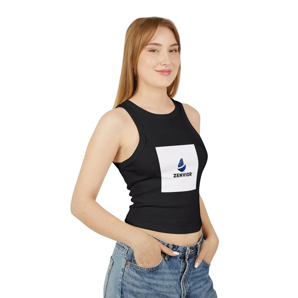 Camiseta Sin Mangas para Mujer Original | Cuello Alto, Algodón Airlume Premium y Ajuste Elástico