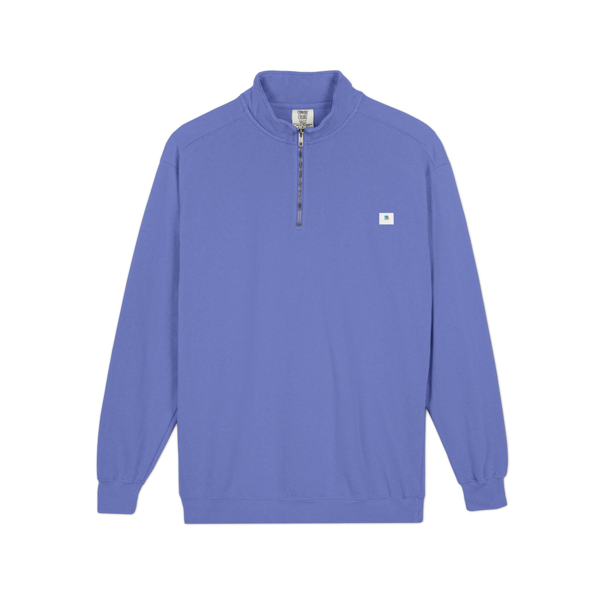 Sudadera Comfort Colors Sudadera 1/4 Zip Sudadera con cremallera unisex Sudadera premium de algodón Sudadera teñida en prenda Pulóver con cuello alto Ropa casual premium Comfort Colors original