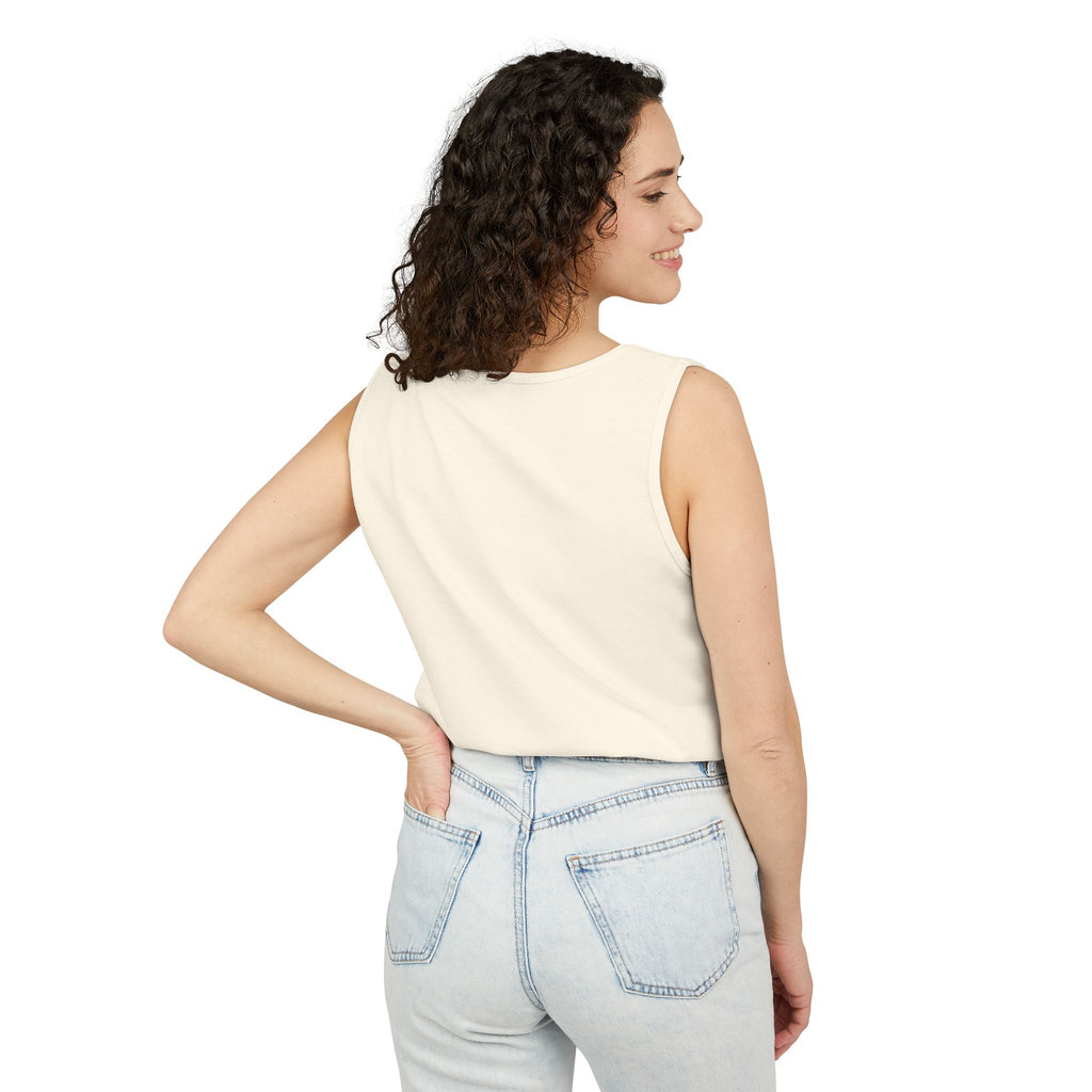 Camiseta sin Mangas Unisex Original Comfort Colors® Garment-Dyed | 100% Algodón Hilado en Anillo
