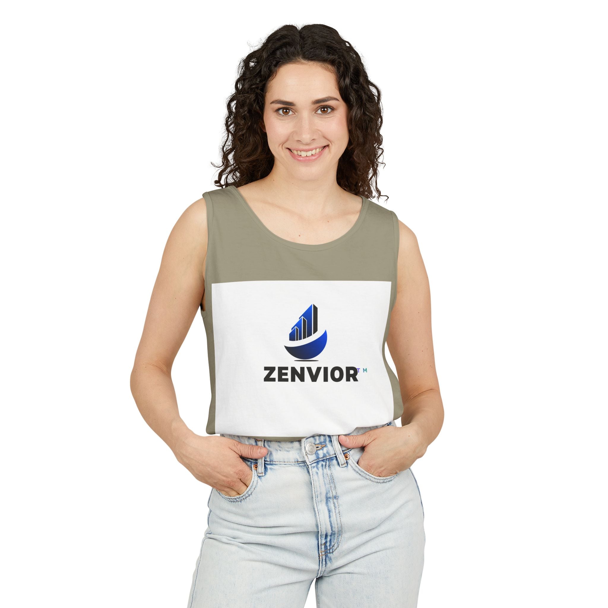 Camiseta sin Mangas Unisex Original Comfort Colors® Garment-Dyed | 100% Algodón Hilado en Anillo