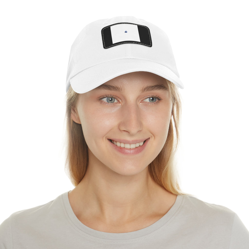 Gorra Dad Hat con Parche de Cuero Sintético | Zenvior Siempre Oro