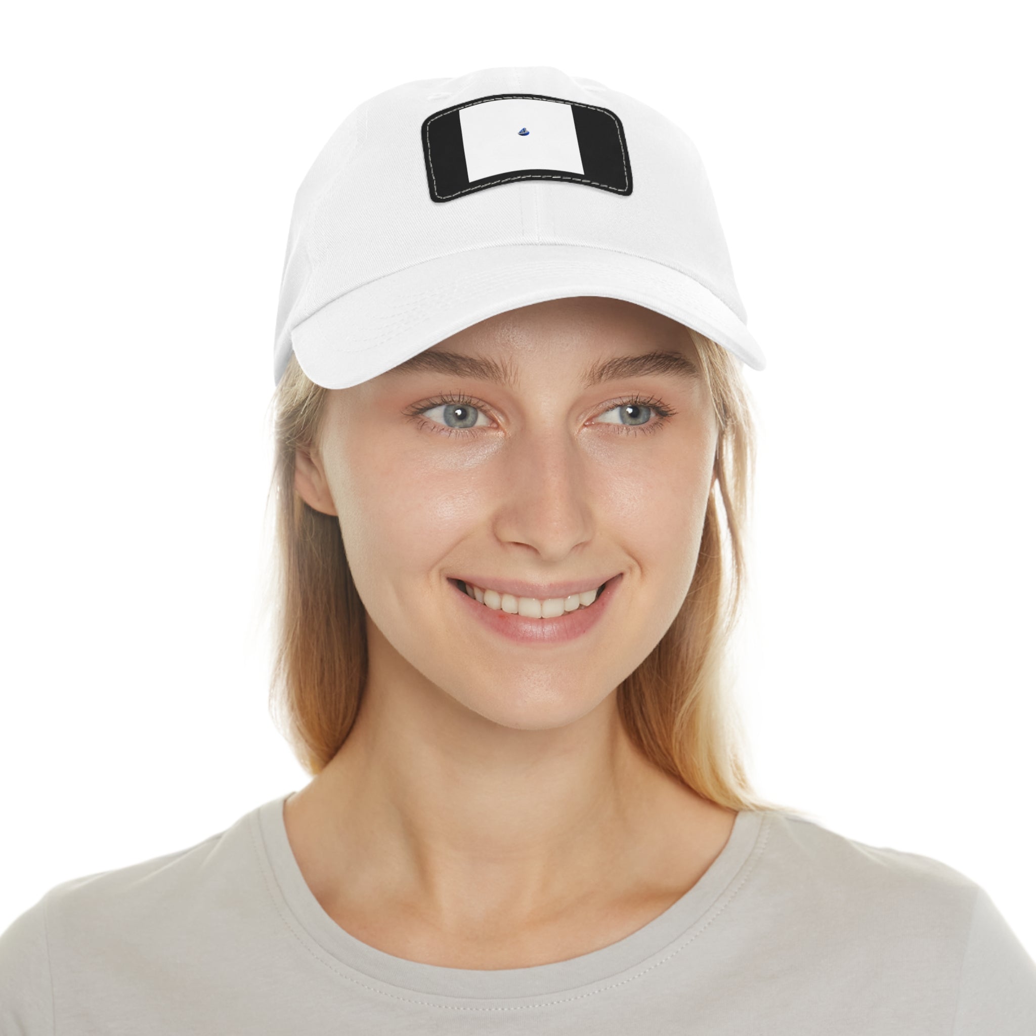 Gorra Dad Hat con Parche de Cuero Sintético | Zenvior Siempre Oro