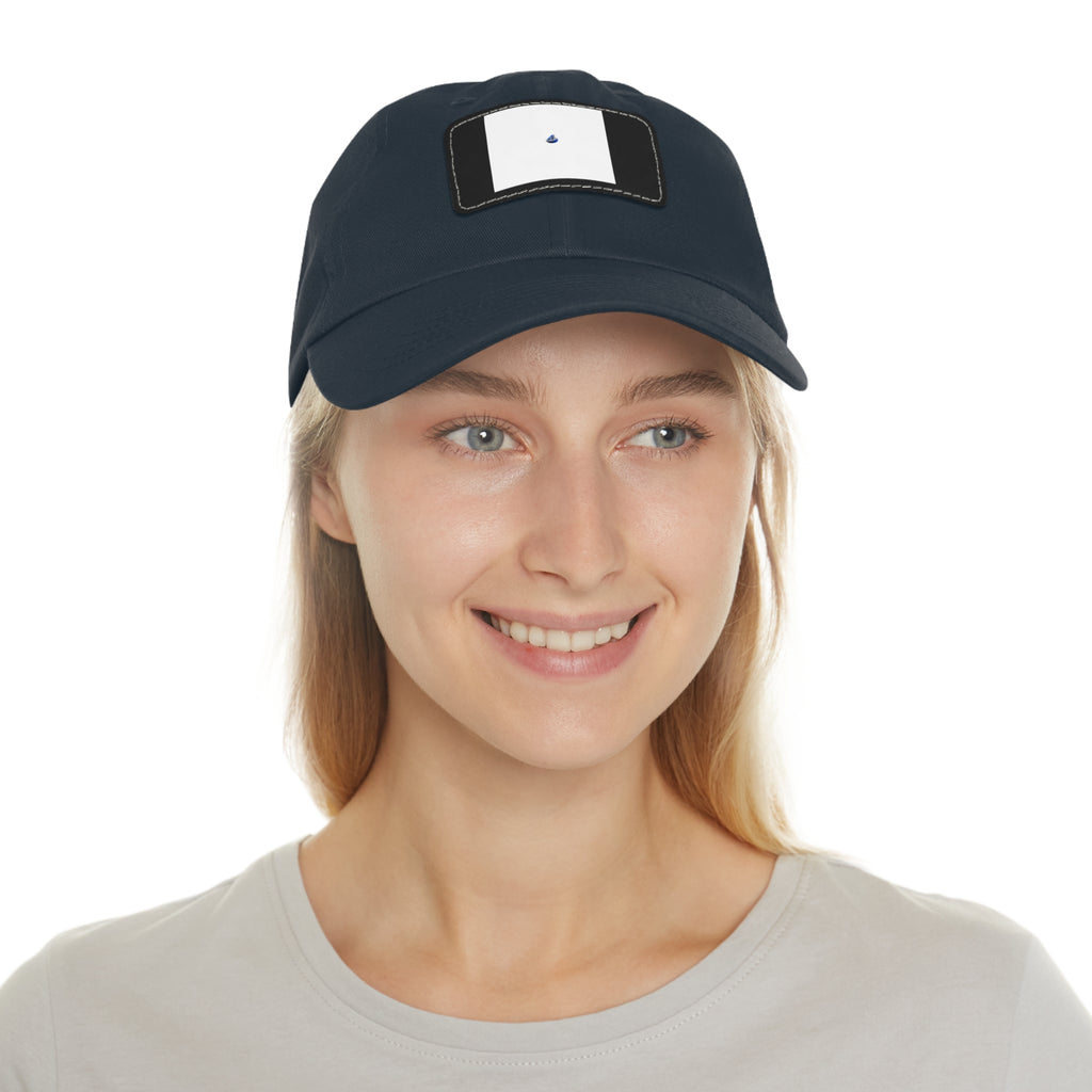 Gorra Dad Hat con Parche de Cuero Sintético | Zenvior Siempre Oro