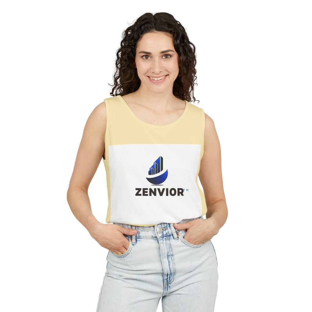 Camiseta sin Mangas Unisex Original Comfort Colors® Garment-Dyed | 100% Algodón Hilado en Anillo