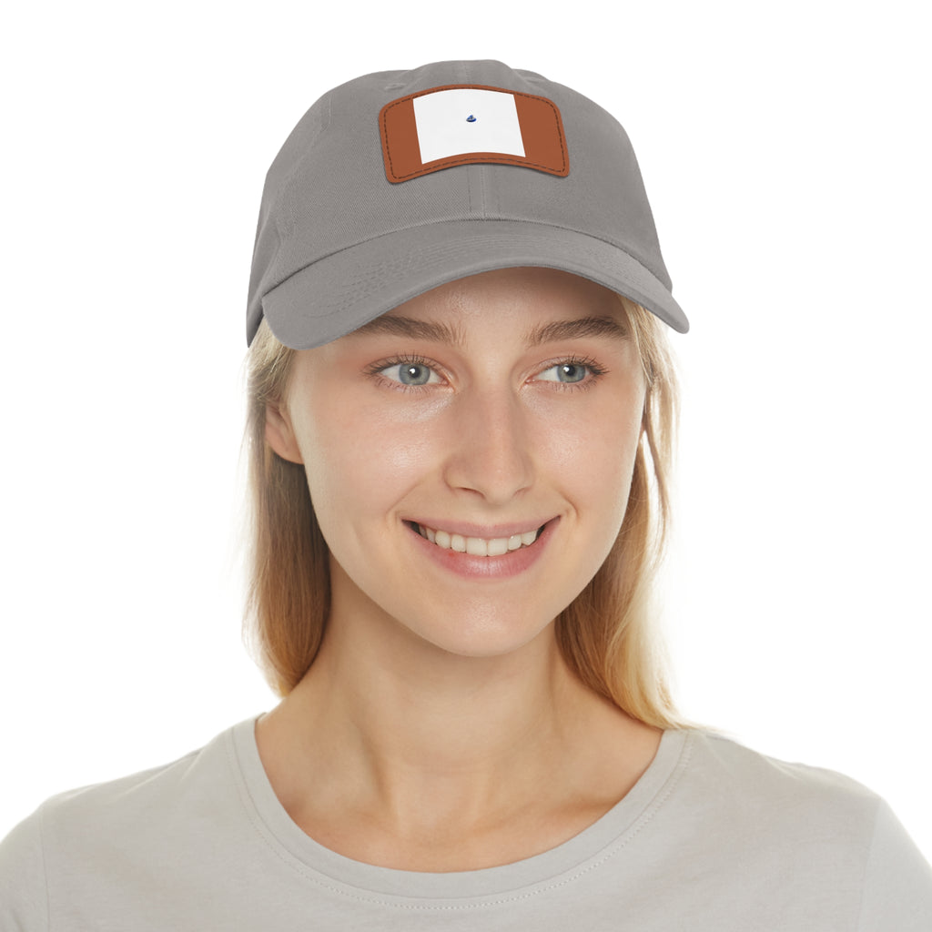 Gorra Dad Hat con Parche de Cuero Sintético | Zenvior Siempre Oro