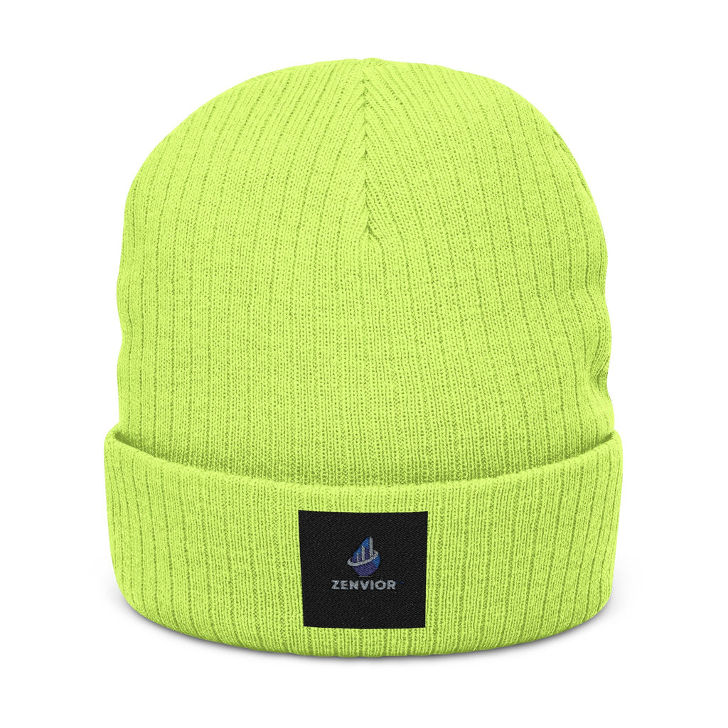 Gorro de Punto Acanalado Original | Tejido Doble Capa, Cálido y Cómodo