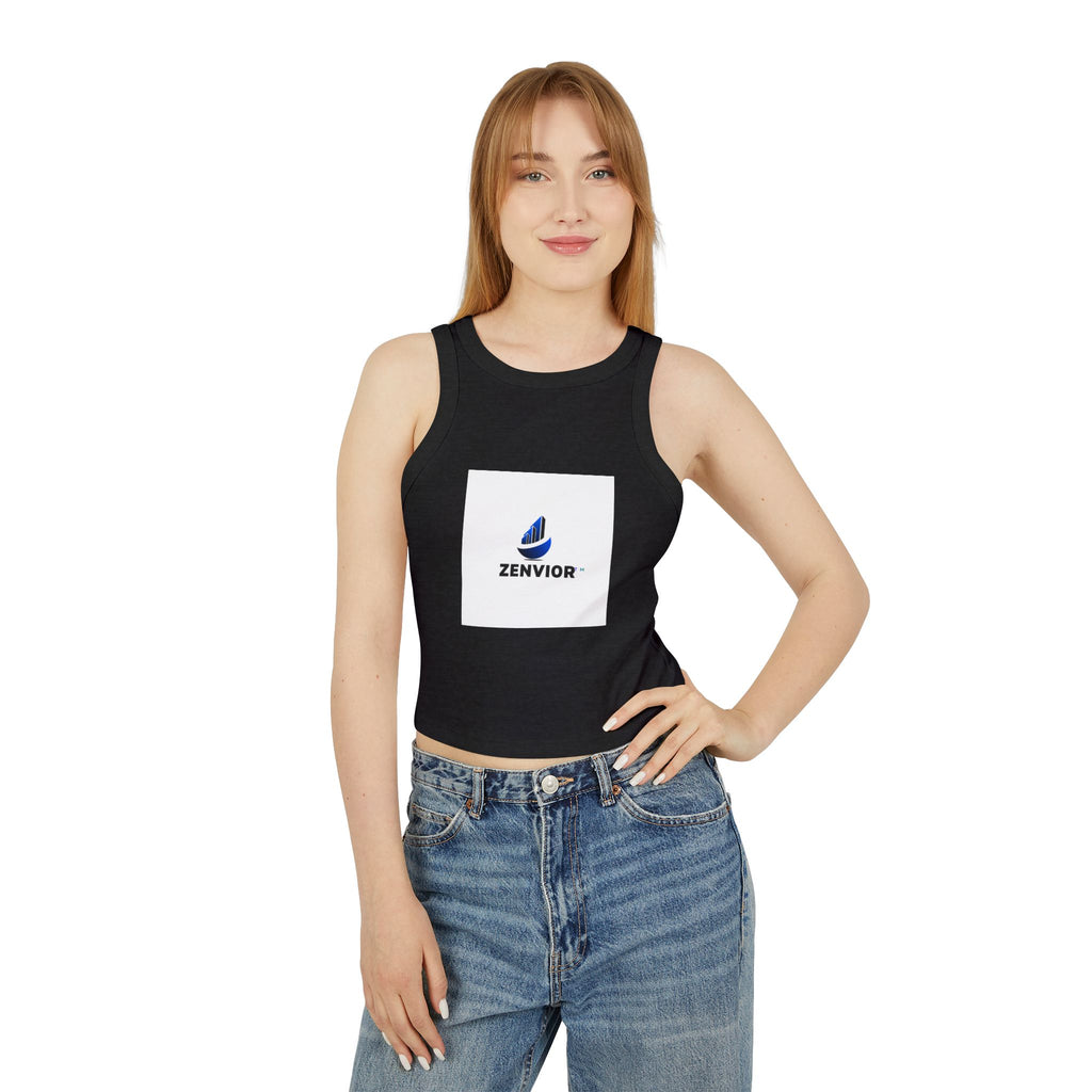 Camiseta Sin Mangas para Mujer Original | Cuello Alto, Algodón Airlume Premium y Ajuste Elástico