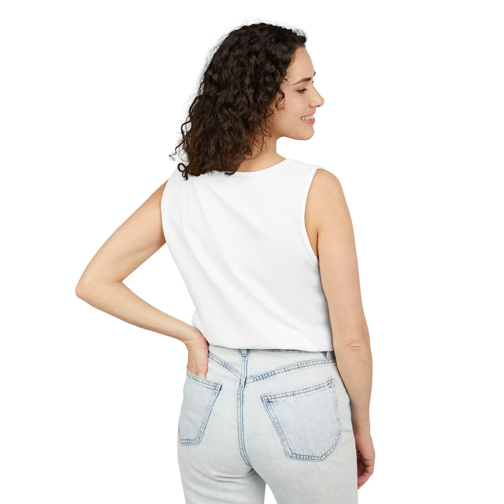 Camiseta sin Mangas Unisex Original Comfort Colors® Garment-Dyed | 100% Algodón Hilado en Anillo