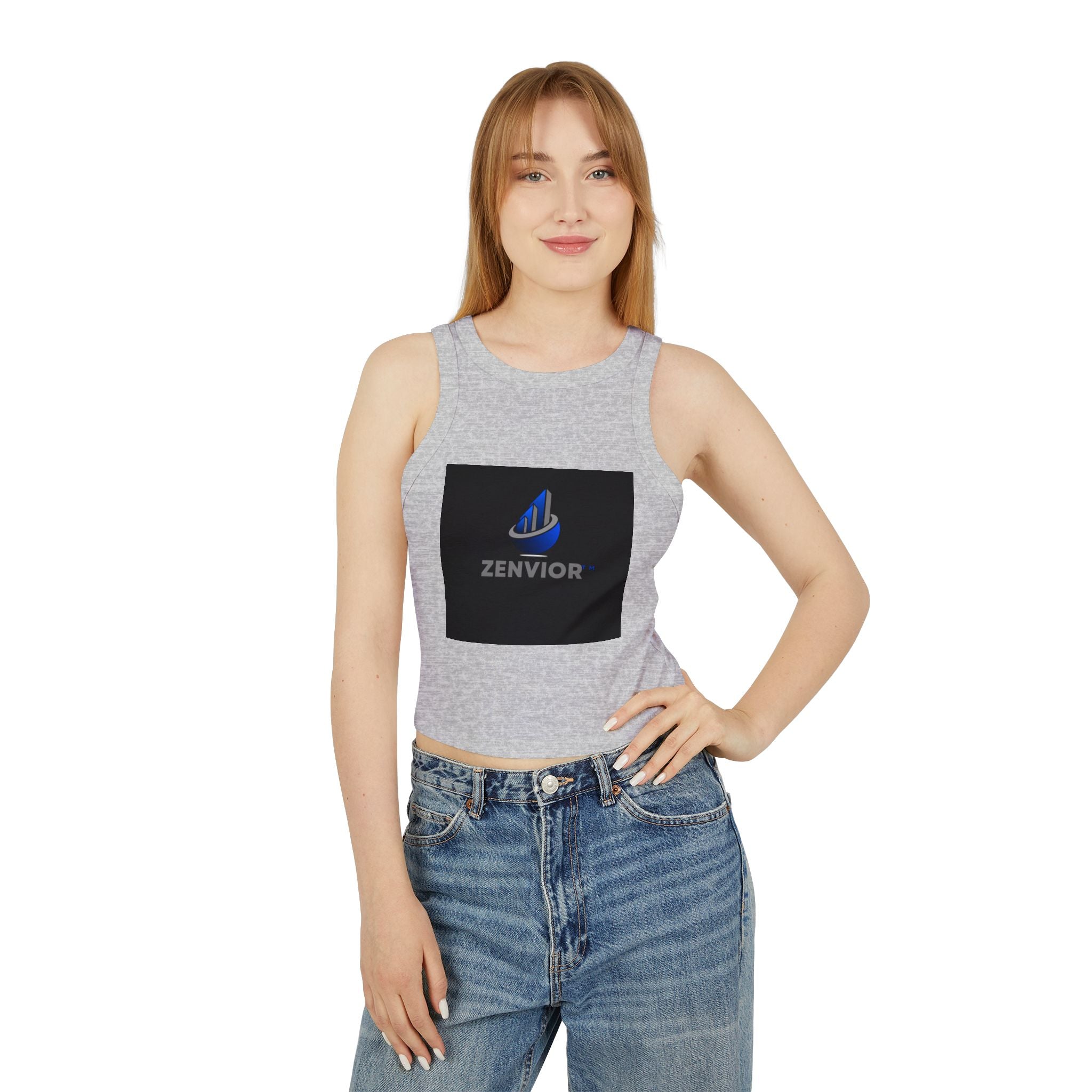 Camiseta Sin Mangas para Mujer Original | Algodón Airlume Premium, Ajuste Elástico y Cuello Alto