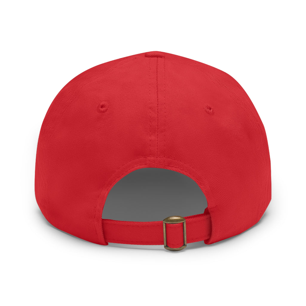 Gorra Dad Hat con Parche de Cuero Sintético | Zenvior Siempre Oro