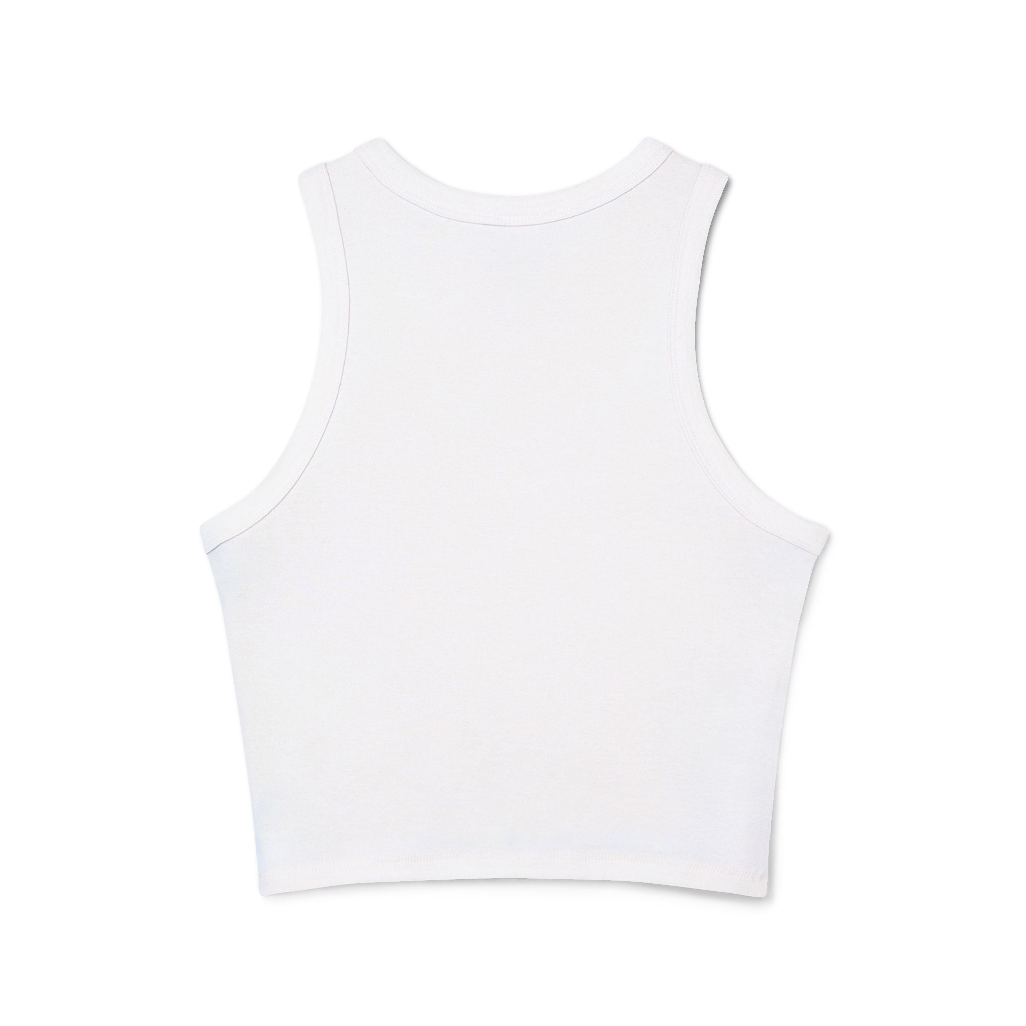 Camiseta Sin Mangas para Mujer Original | Cuello Alto, Algodón Airlume Premium y Ajuste Elástico