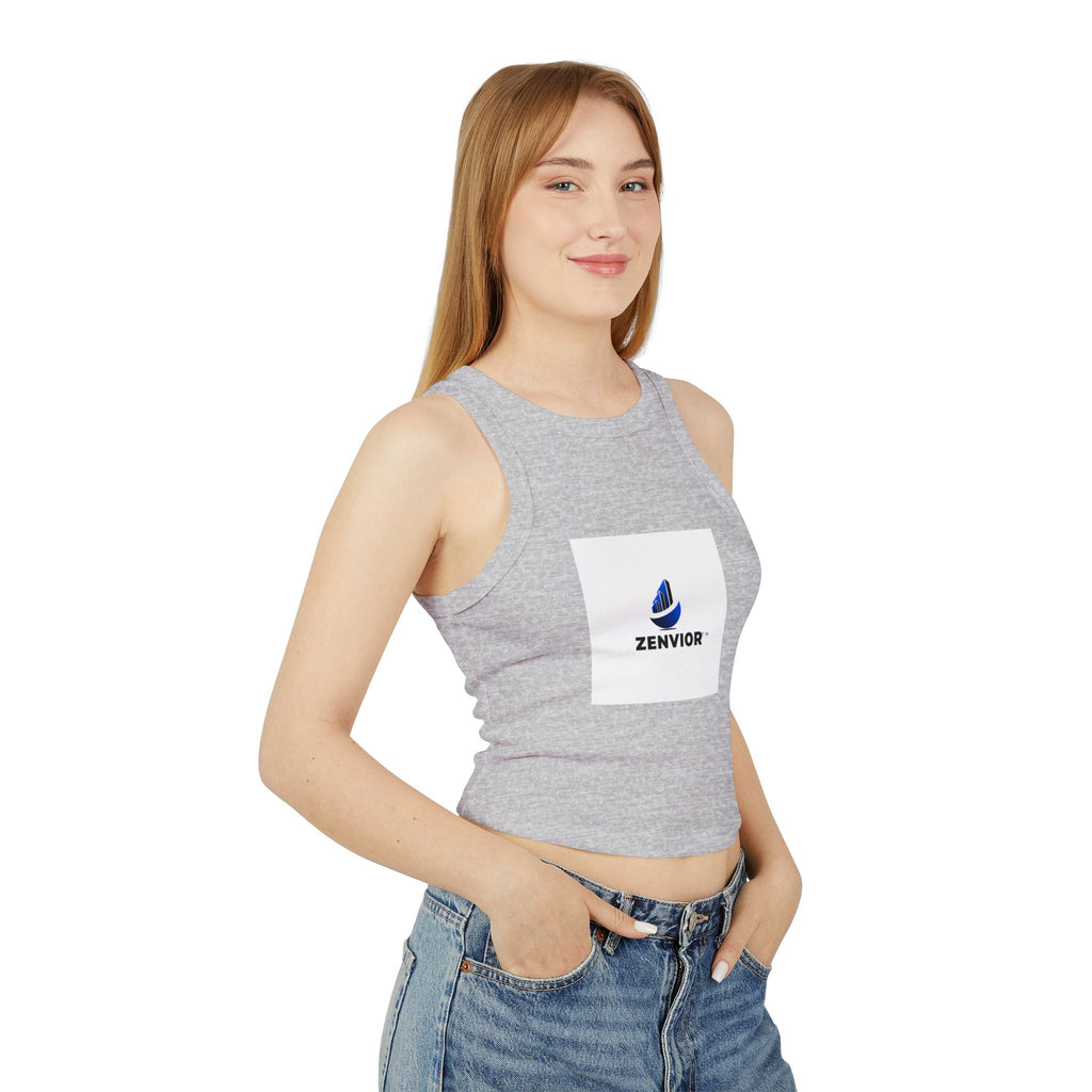 Camiseta Sin Mangas para Mujer Original | Cuello Alto, Algodón Airlume Premium y Ajuste Elástico