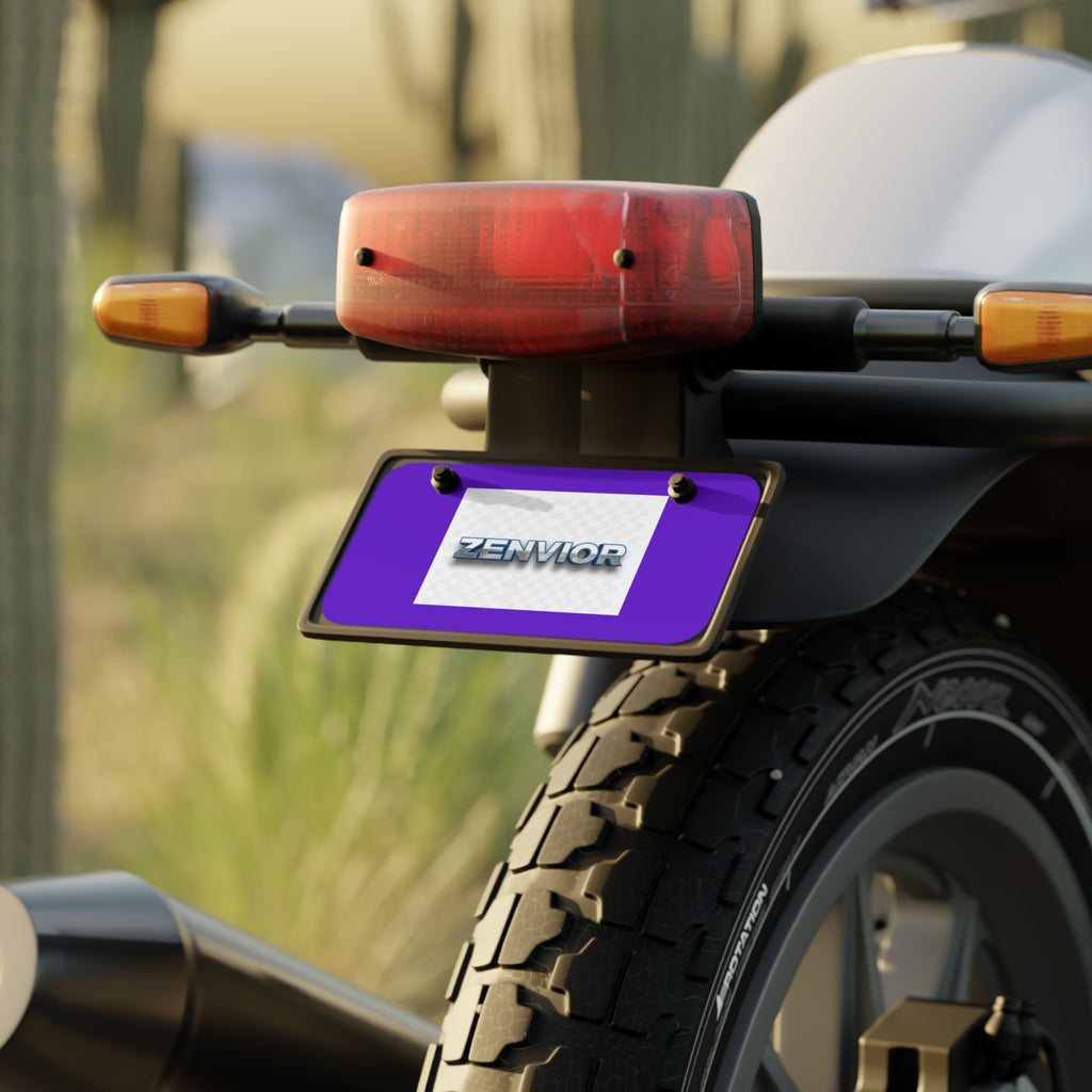 Placa de Matrícula Personalizada para Bicicleta y Moto | ZENVIOR