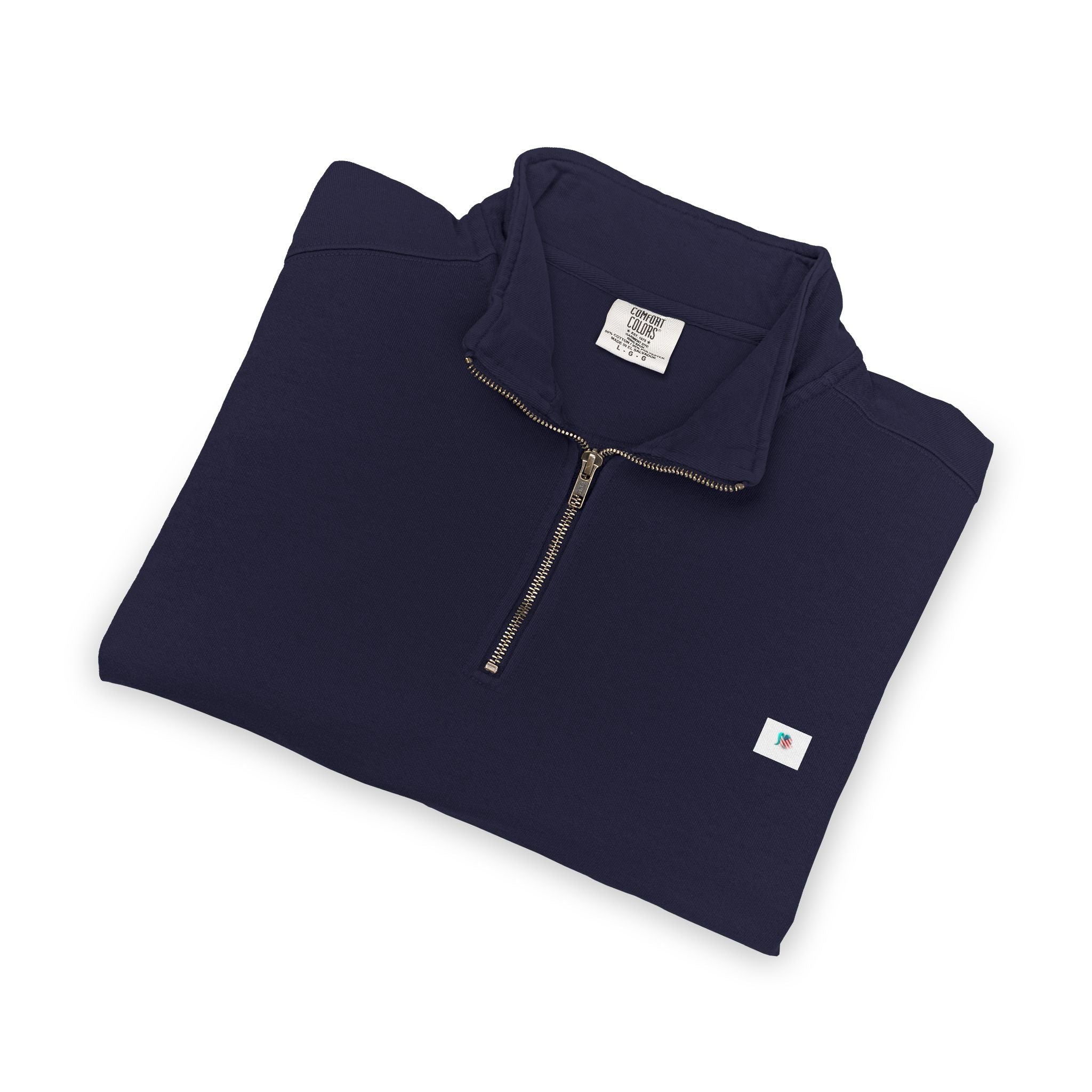 Sudadera Comfort Colors Sudadera 1/4 Zip Sudadera con cremallera unisex Sudadera premium de algodón Sudadera teñida en prenda Pulóver con cuello alto Ropa casual premium Comfort Colors original