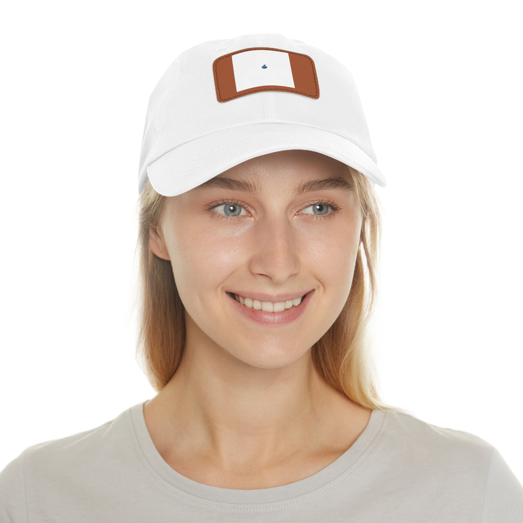 Gorra Dad Hat con Parche de Cuero Sintético | Zenvior Siempre Oro