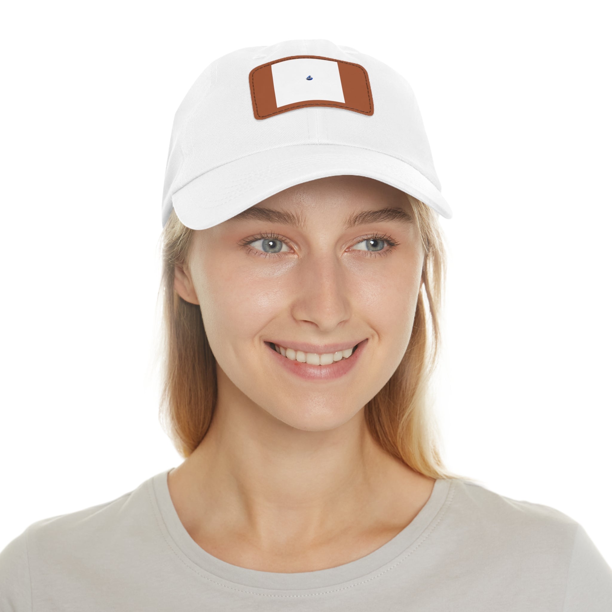 Gorra Dad Hat con Parche de Cuero Sintético | Zenvior Siempre Oro