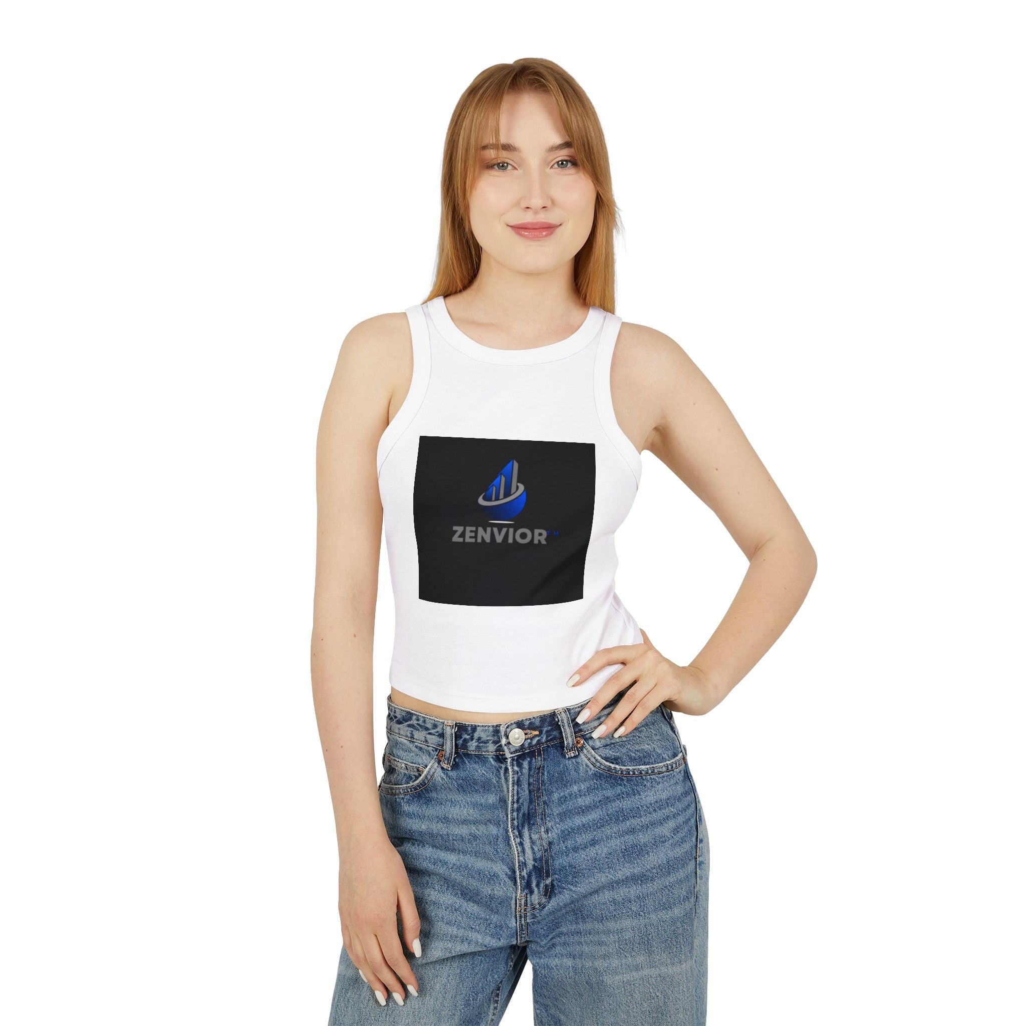 Camiseta Sin Mangas para Mujer Original | Algodón Airlume Premium, Ajuste Elástico y Cuello Alto