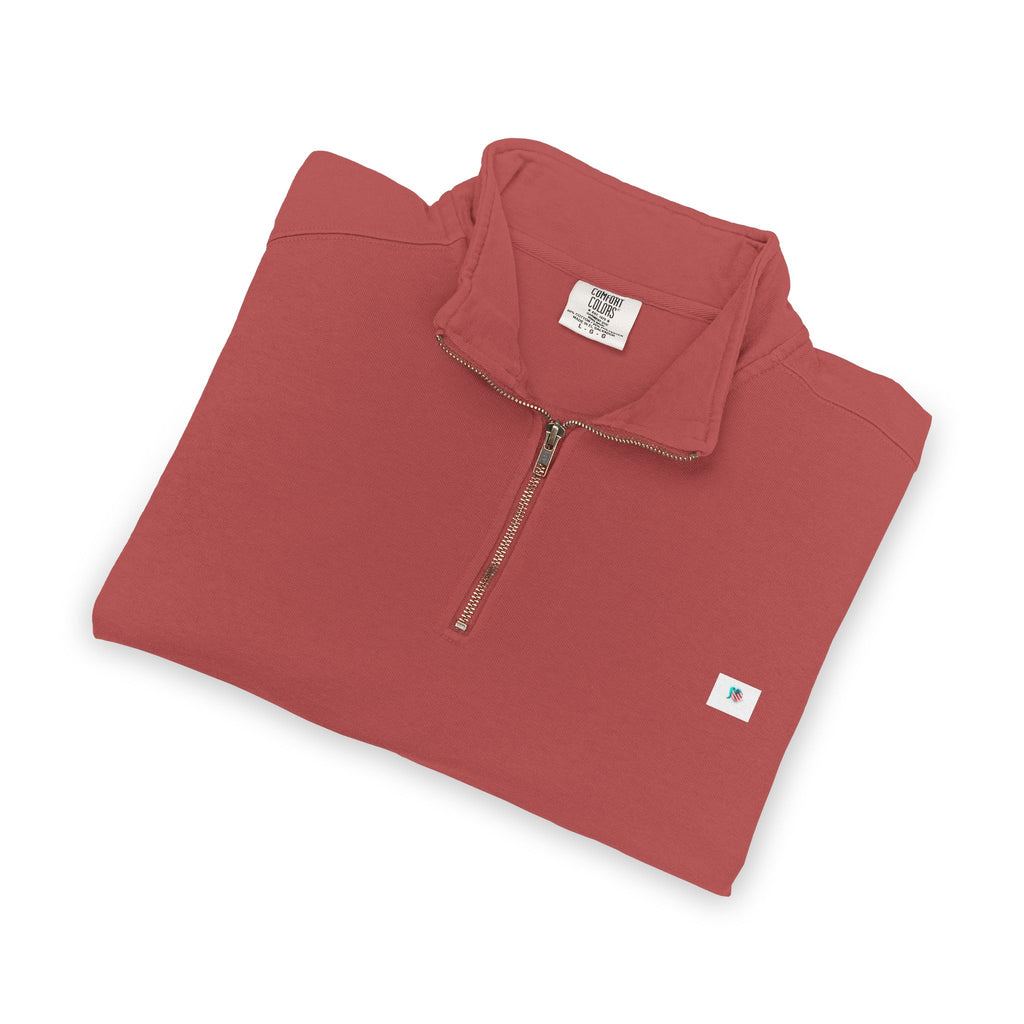 Sudadera Comfort Colors Sudadera 1/4 Zip Sudadera con cremallera unisex Sudadera premium de algodón Sudadera teñida en prenda Pulóver con cuello alto Ropa casual premium Comfort Colors original