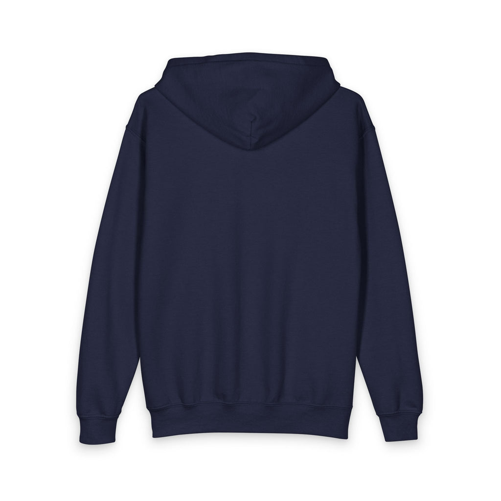ZENVIOR | Polerón Juvenil Original Gildan® Youth Heavy Blend™ Full Zip Hoodie con Cierre Completo