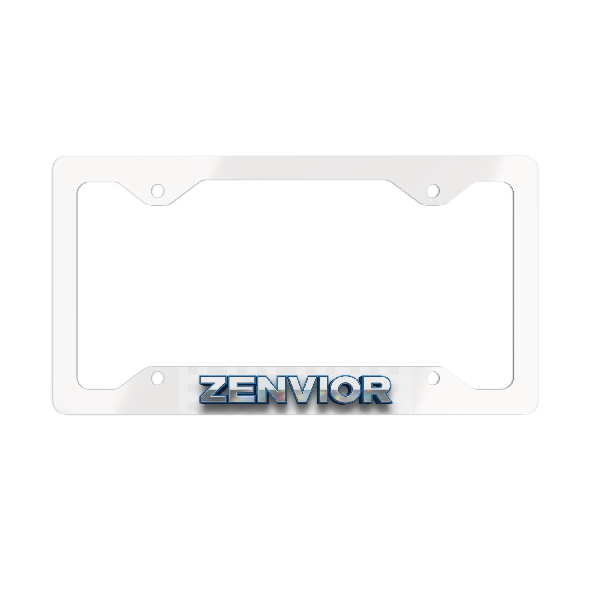 Marco de Matrícula Personalizado Premium | ZENVIOR