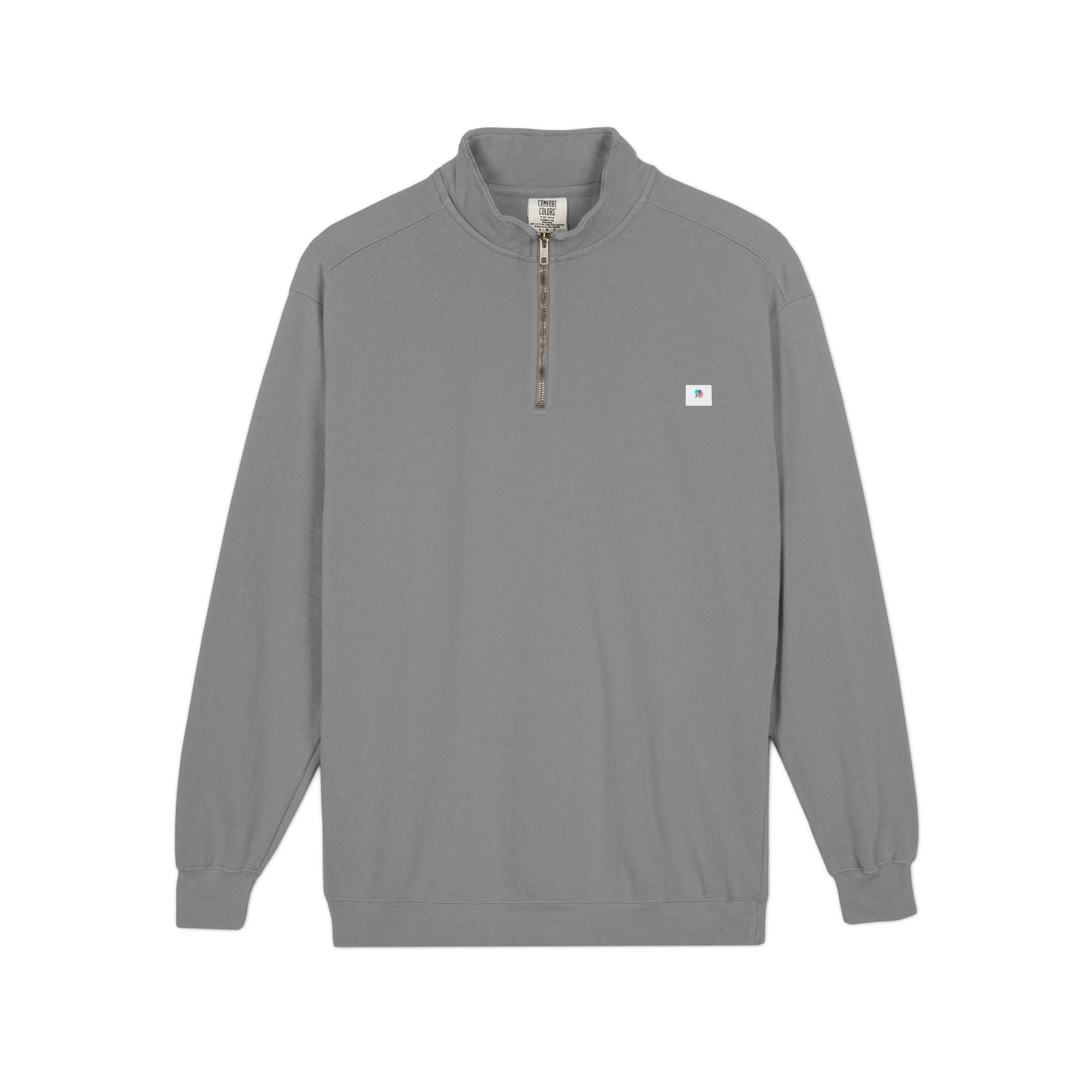 Sudadera Comfort Colors Sudadera 1/4 Zip Sudadera con cremallera unisex Sudadera premium de algodón Sudadera teñida en prenda Pulóver con cuello alto Ropa casual premium Comfort Colors original