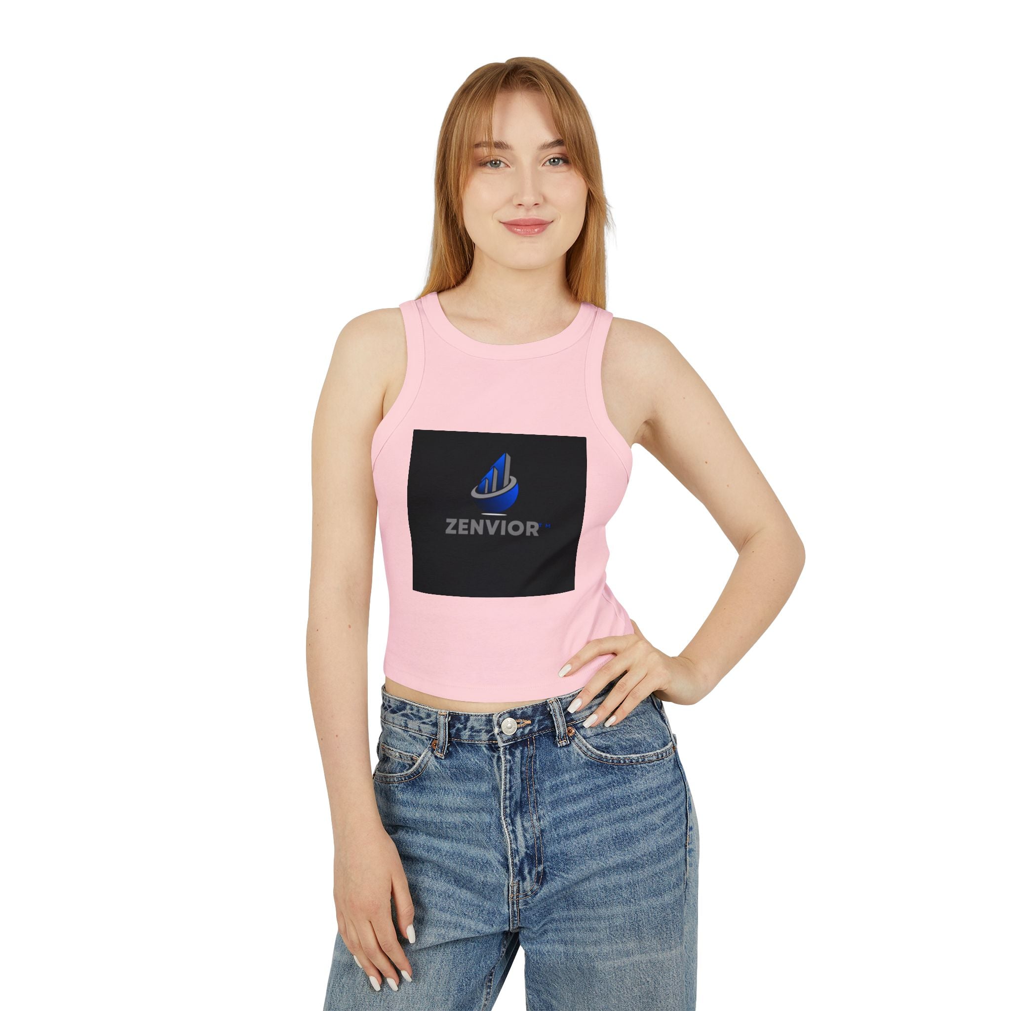 Camiseta Sin Mangas para Mujer Original | Algodón Airlume Premium, Ajuste Elástico y Cuello Alto